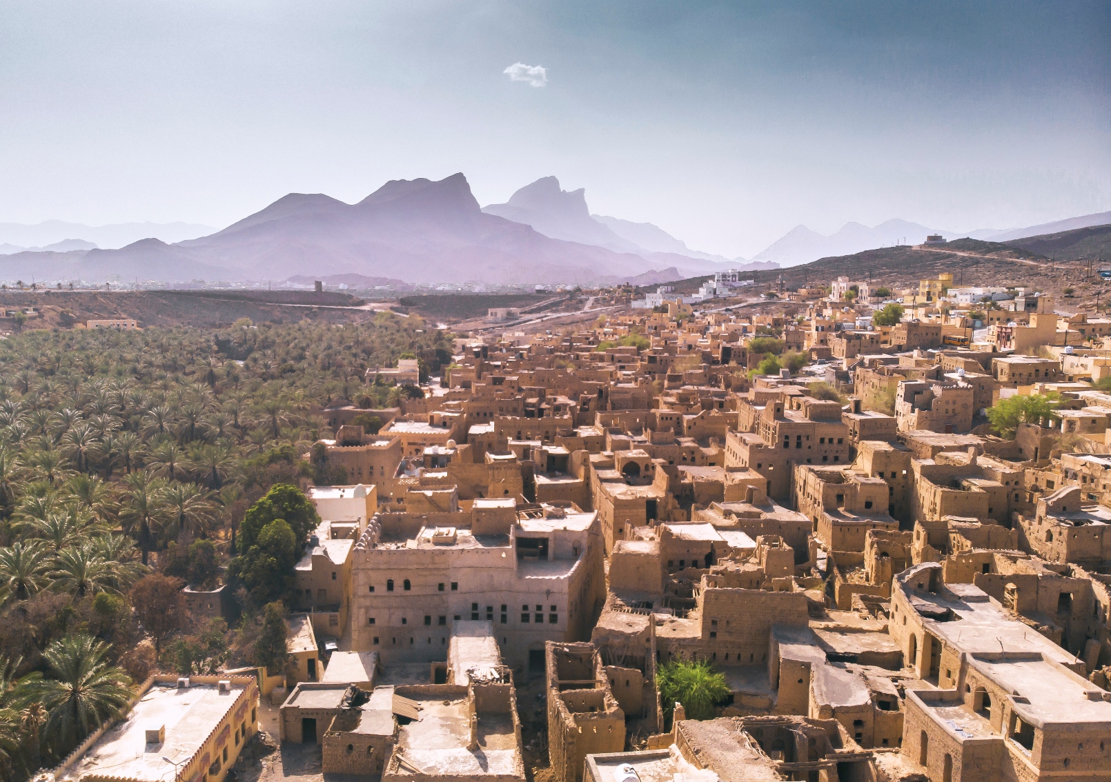 Ancient village of Al Hamra in Oman