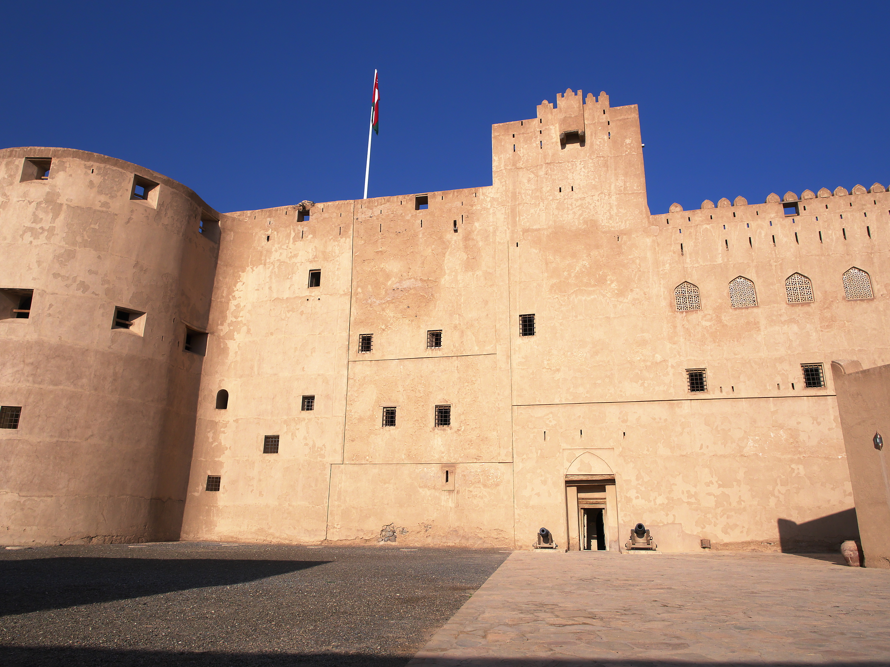 Entrance to the Jabreen Castle in Oman
