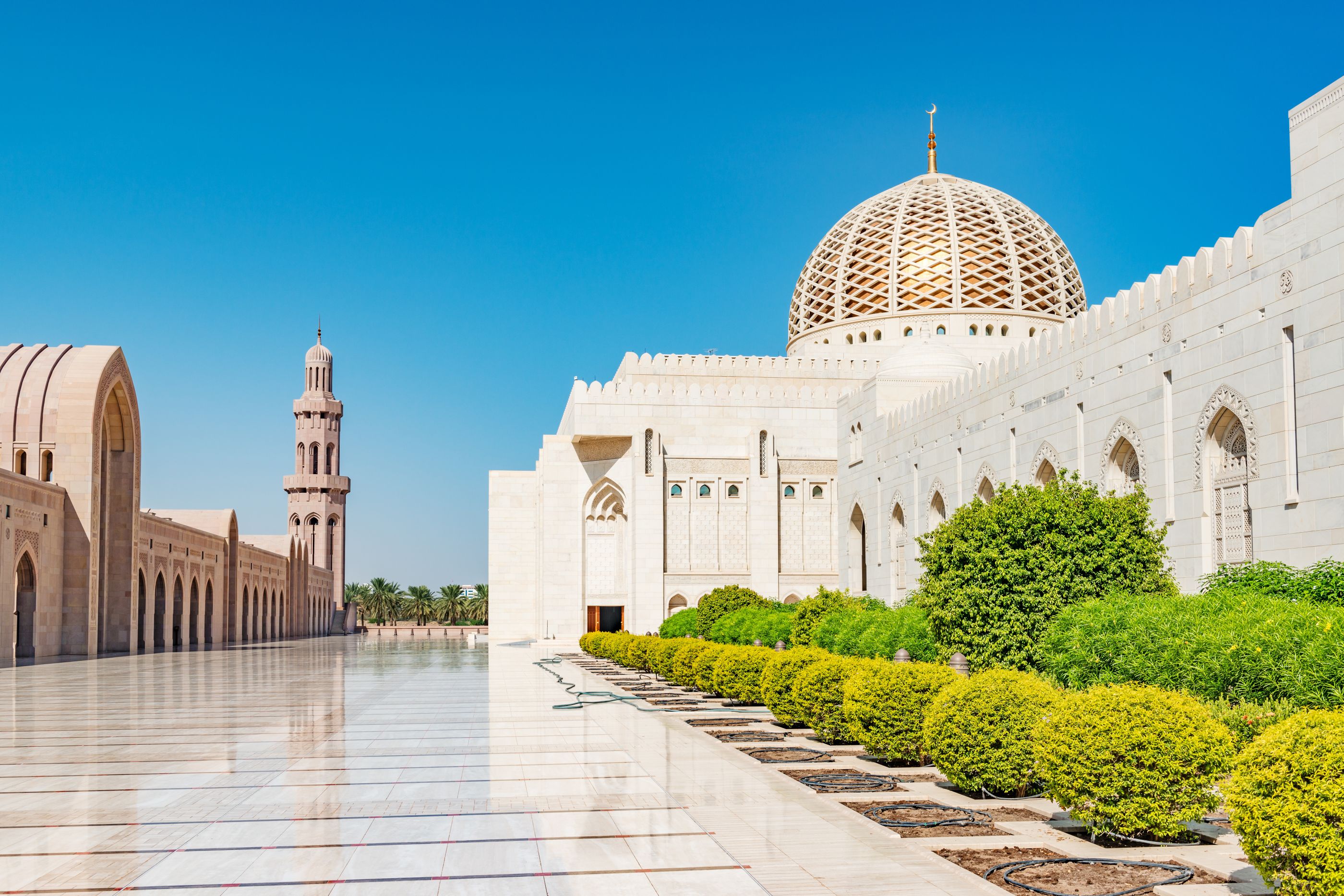 Sultan Qaboos Grand Mosque in Muscat, Oman