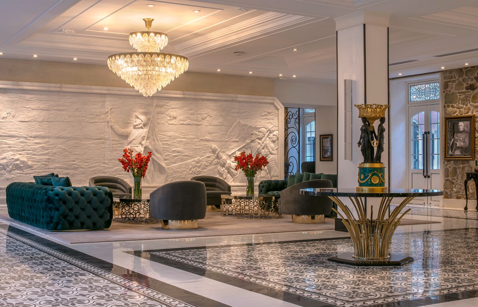 Lobby area at Hyatt's Hotel La Compania in Panama City
