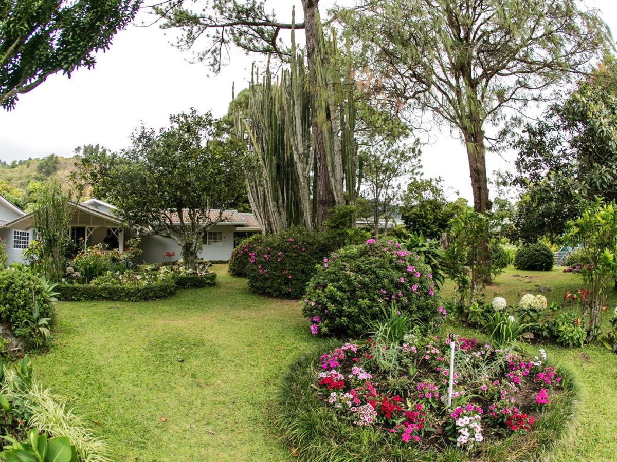 Gardens surrounding Hotel Panamonte in the Chiriqui region of Panama