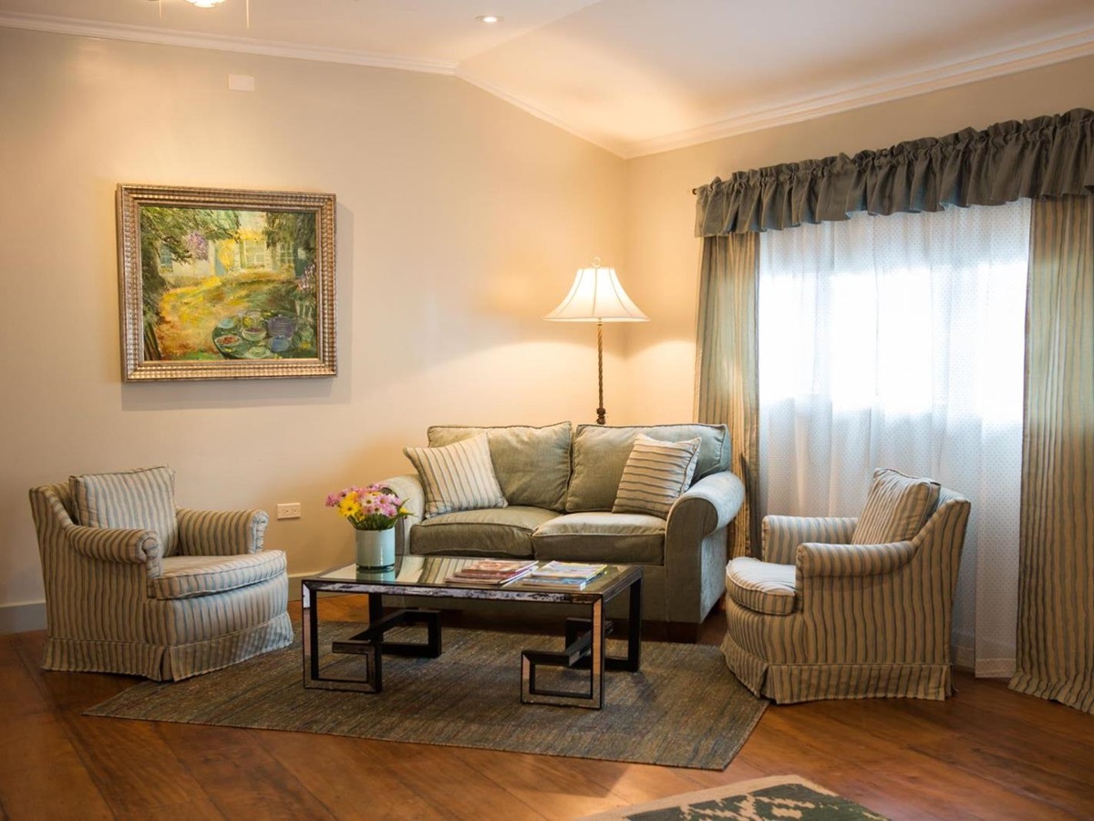 Guest suite living area at Hotel Panamonte in the Chiriqui region of Panama