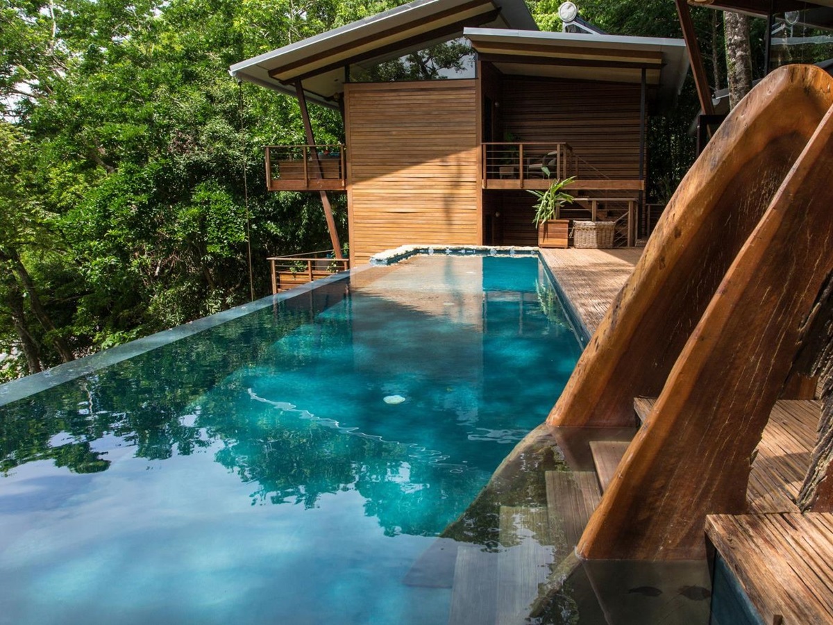 Villa Estate pool at Isla Palenque in the Chiriqui region of Panama