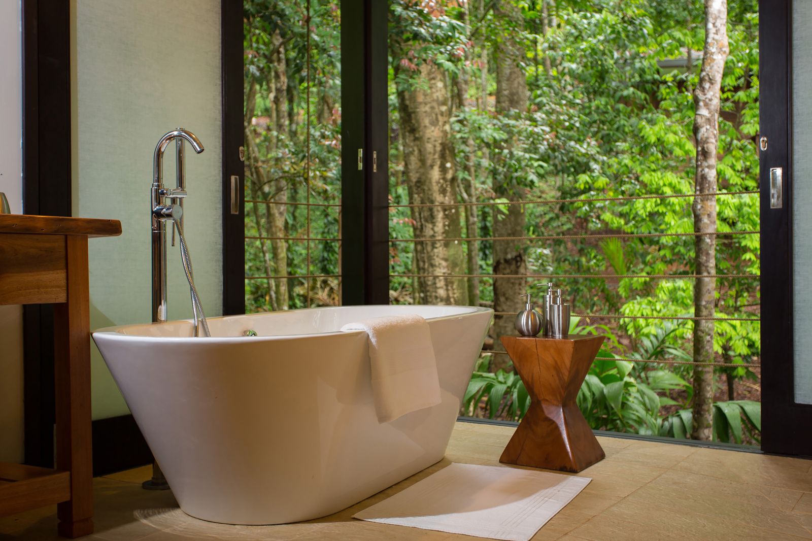 Villa Estate bathroom at Isla Palenque in the Chiriqui region of Panama