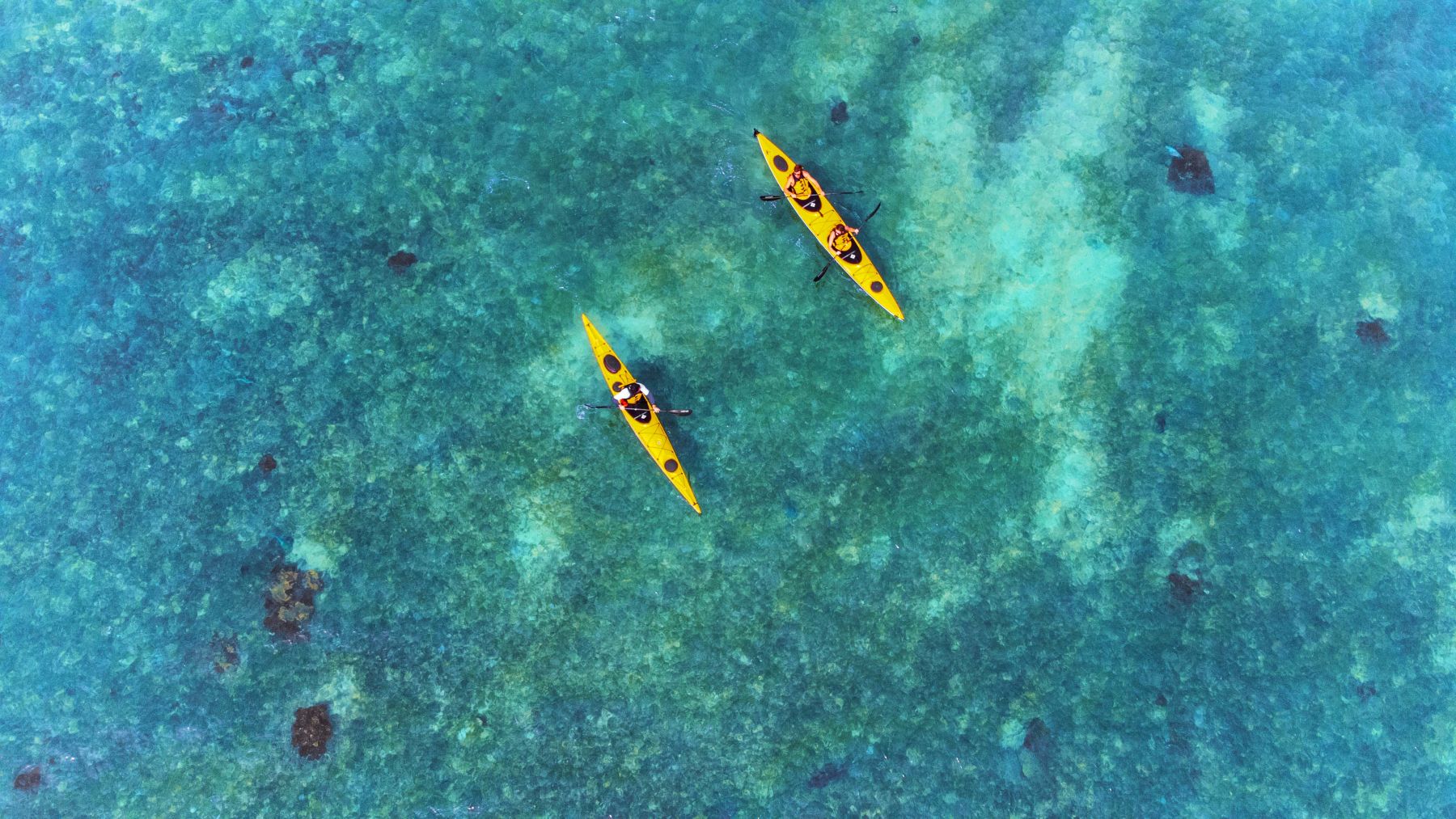 Kayaking off the coast of Islas Secas in Panama