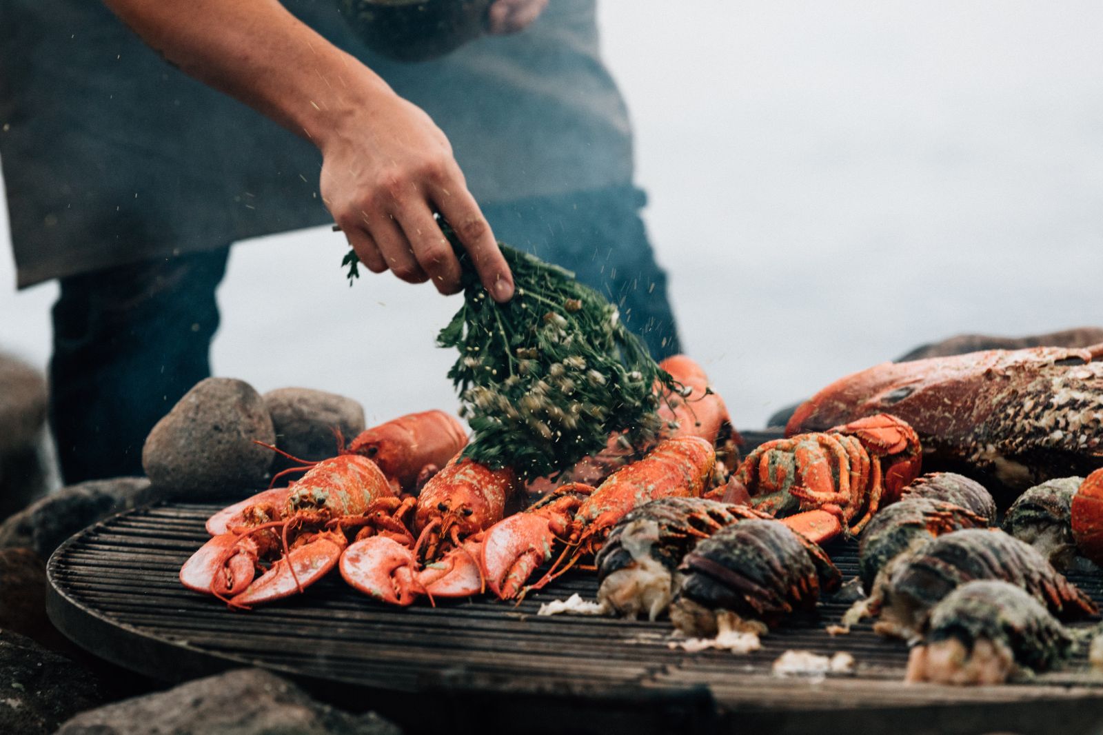 Oceanside barbecue at Islas Secas resort in Panama