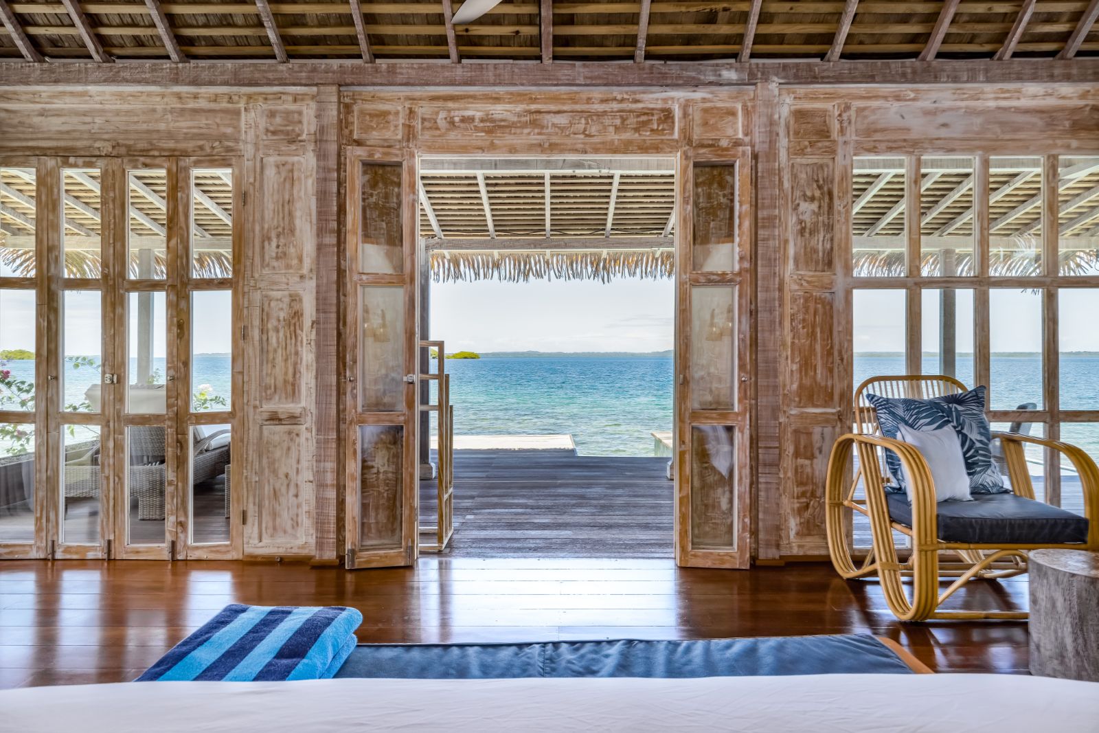 Guest suite ocean view at Nayara Bocas Del Toro resort in Panama