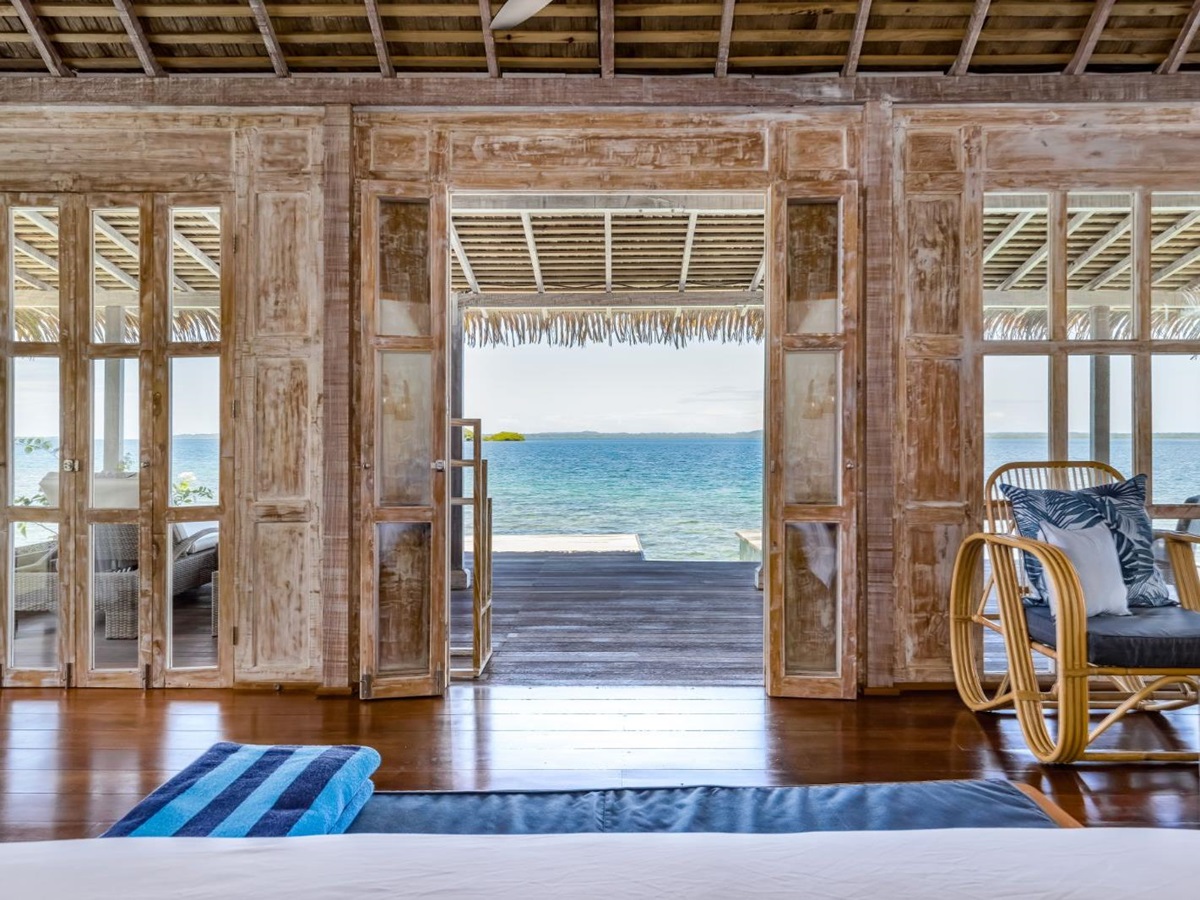 Guest suite ocean view at Nayara Bocas Del Toro resort in Panama