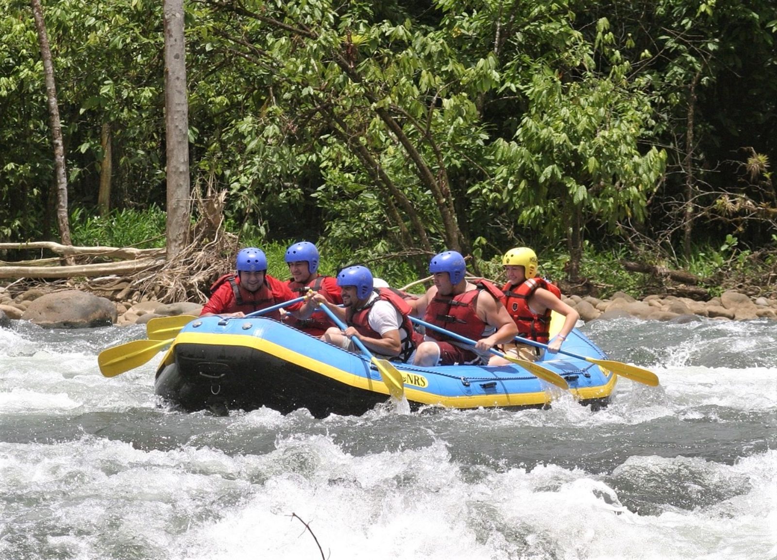 White-water rafting in the Boquete region of Panama