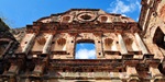 Preserved archway of a Jesuit monastery in Panama City's Casco Viejo