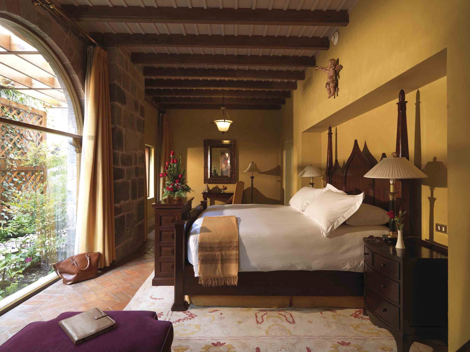 Bedroom at Belmond Monasterio in Peru