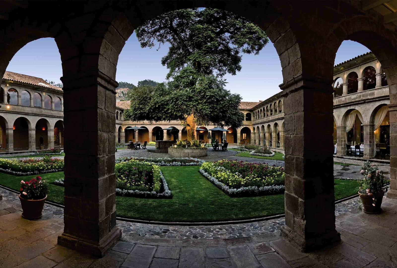 Gardens at Belmond Monasterio in Peru