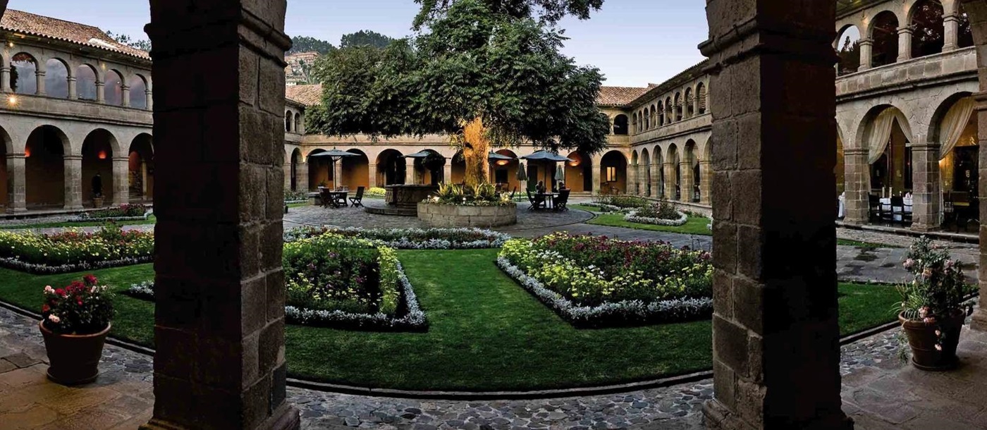 Gardens at Belmond Monasterio in Peru