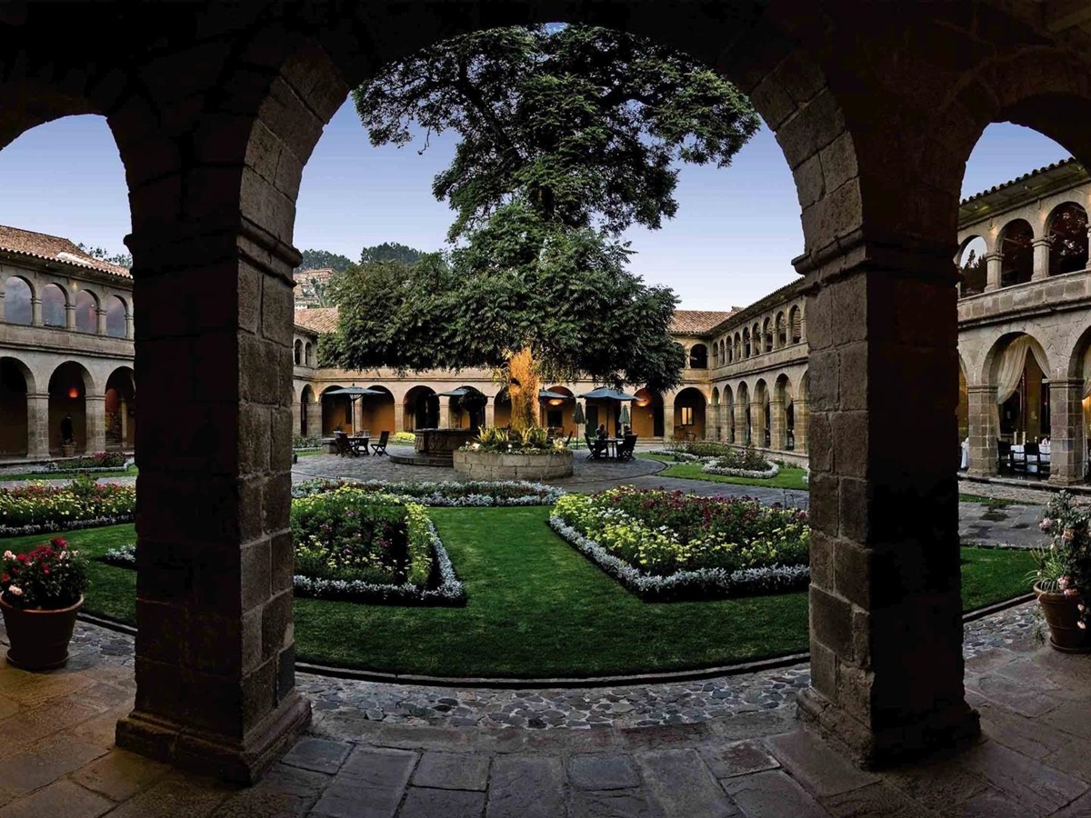 Gardens at Belmond Monasterio in Peru