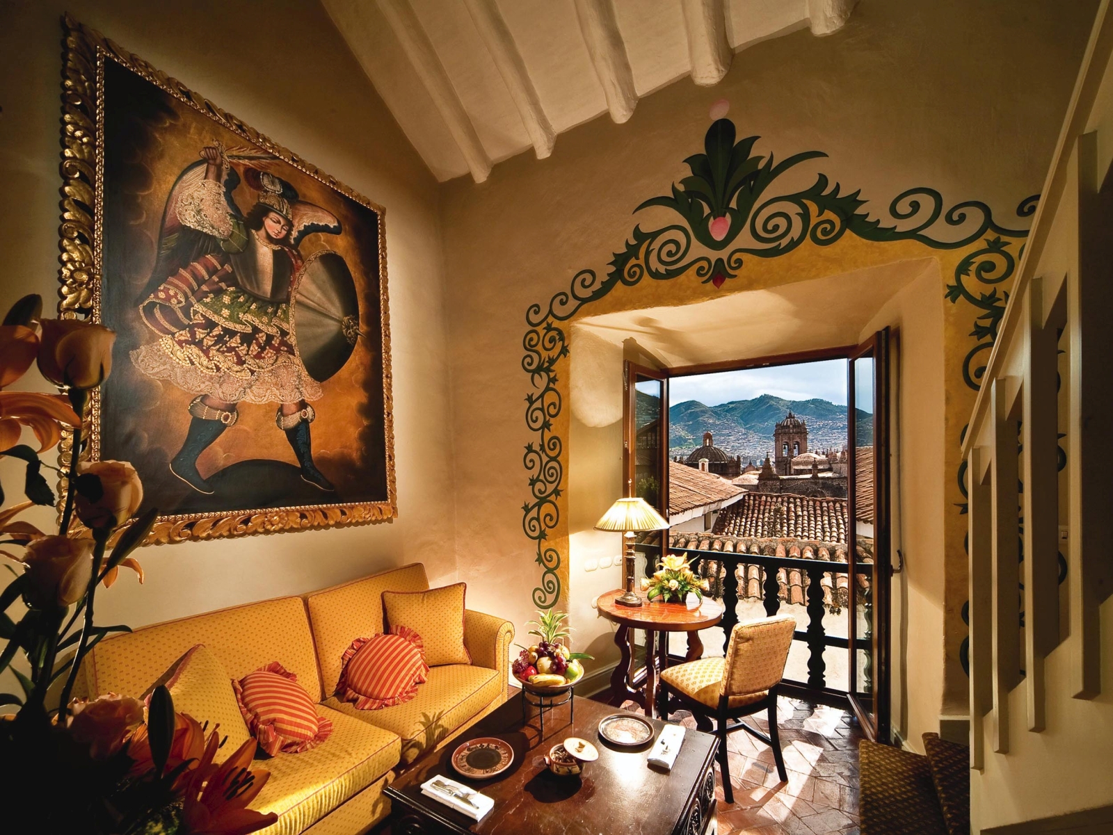 Lounge at elmond Monasterio in Peru