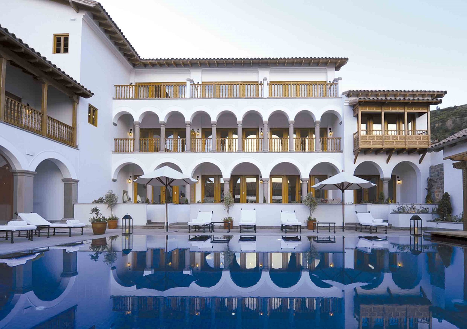 The pool at Belmond Palazio Nazarenas