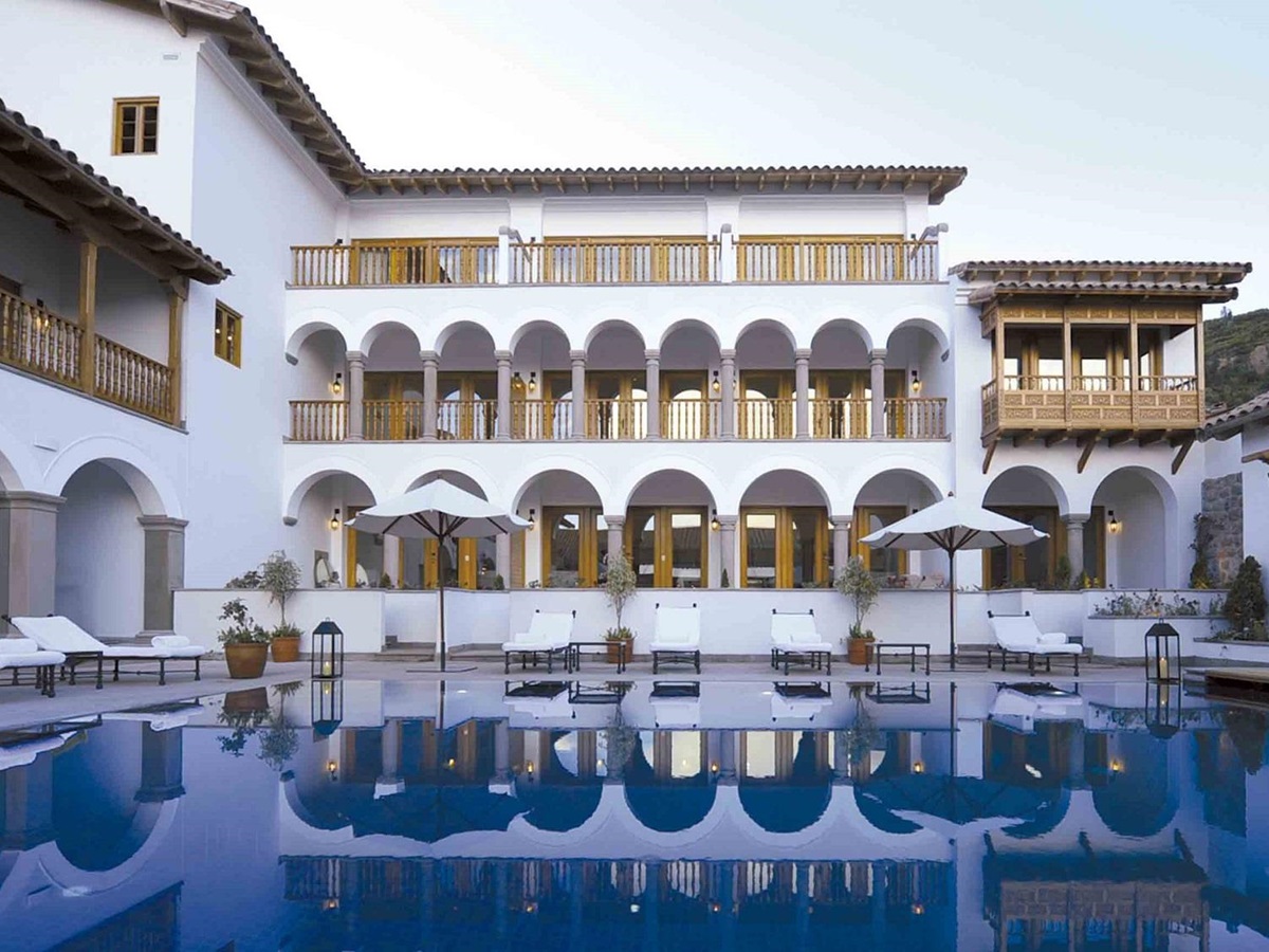 The pool at Belmond Palazio Nazarenas