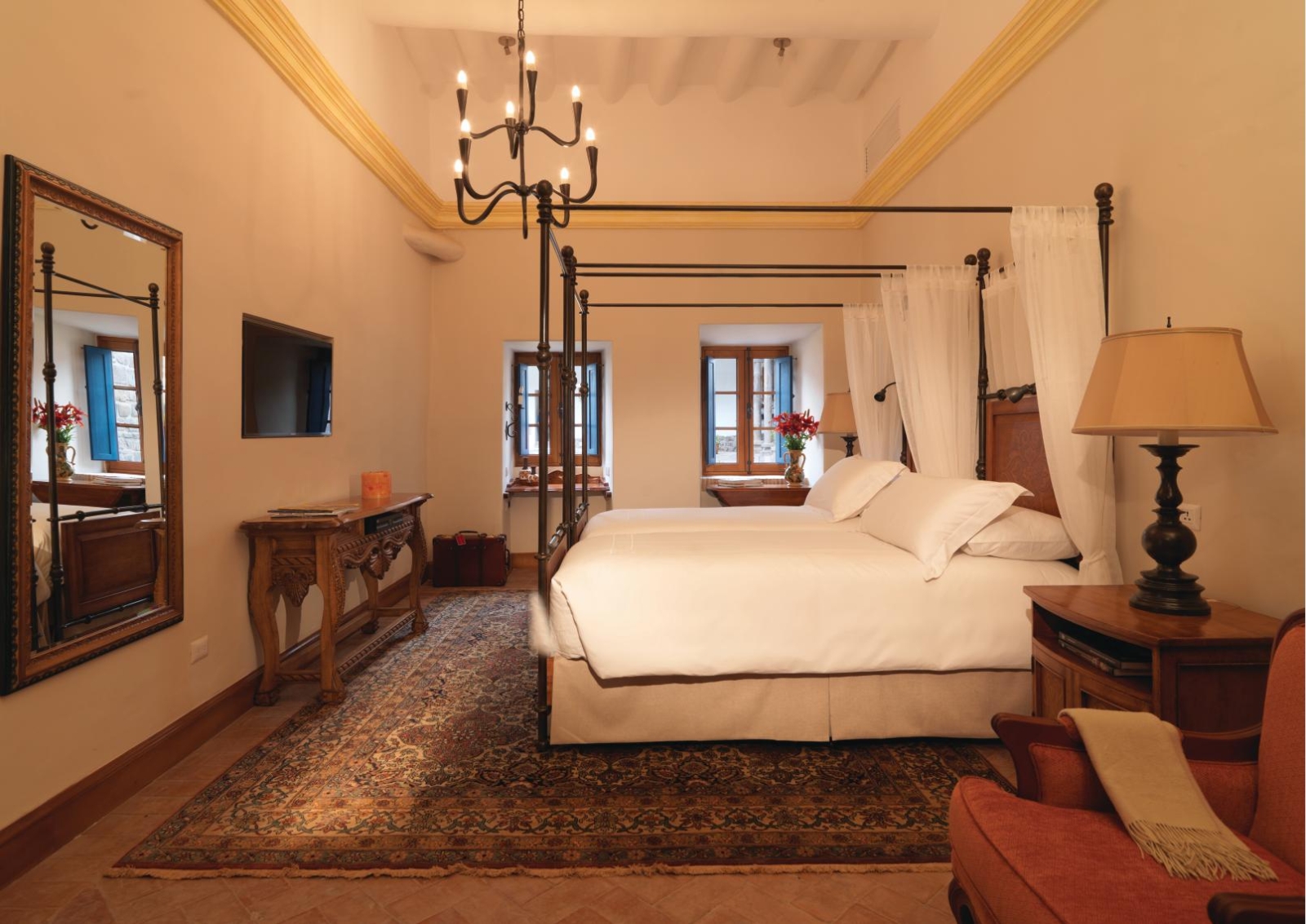 Bedroom Belmond Palacio Nazarenas in Peru