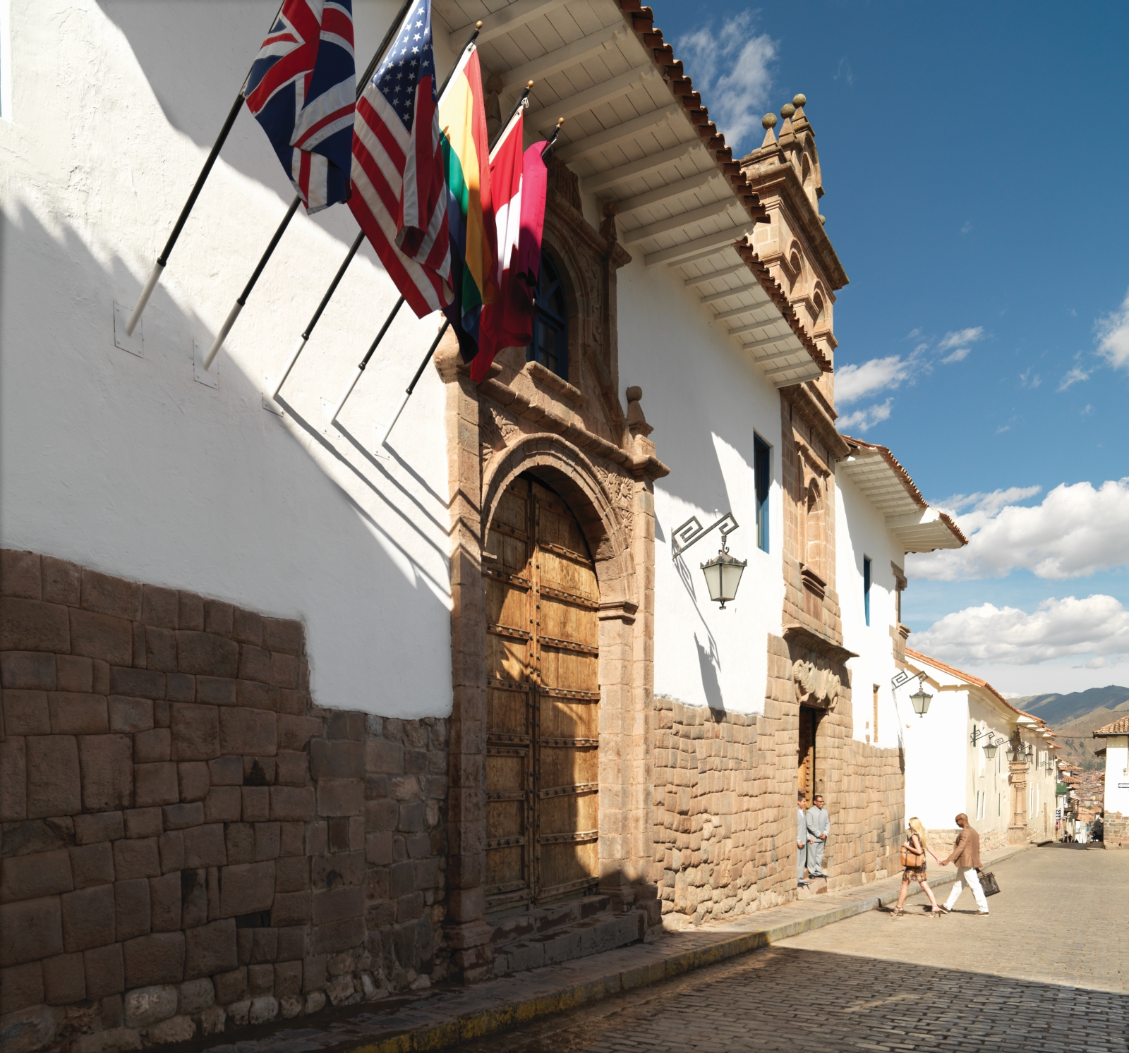 Exterior of Belmond Palacio Nazarenas in Peru