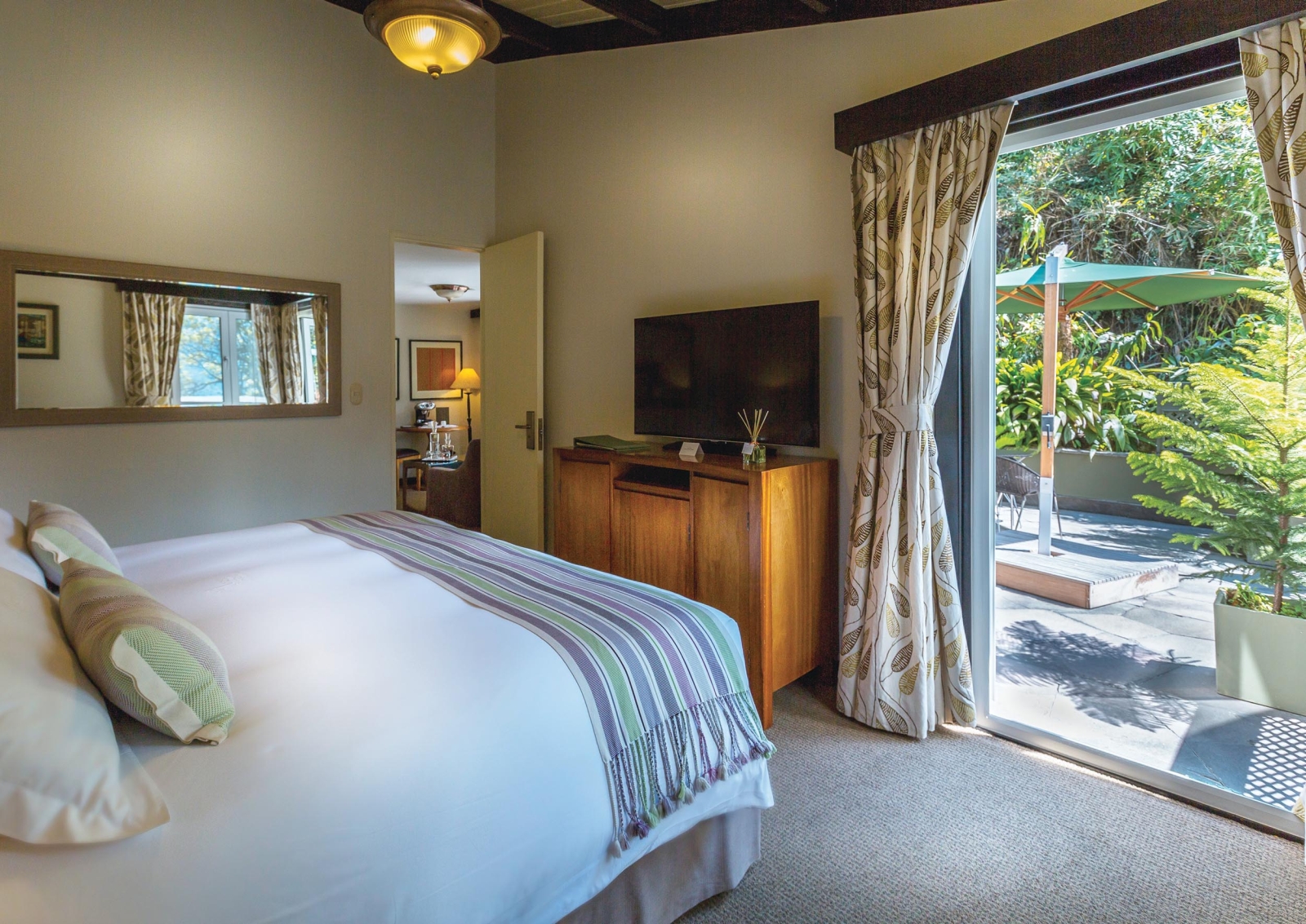 Bedroom at Belmond Sanctuary Lodge in Peru
