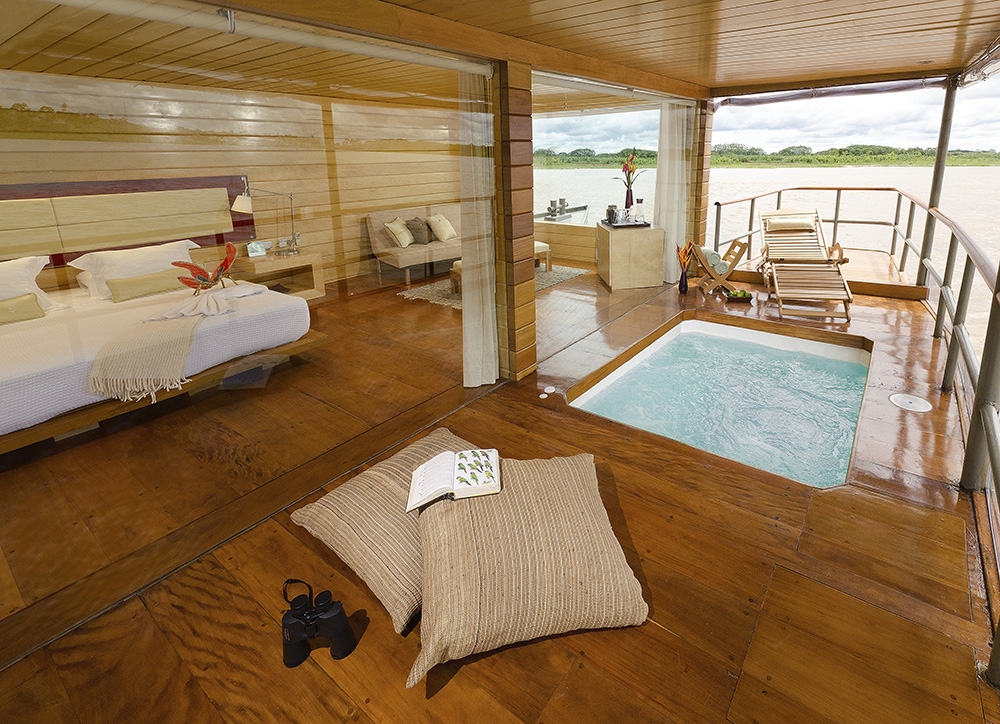 Suite onboard Delfin 1 in Peru