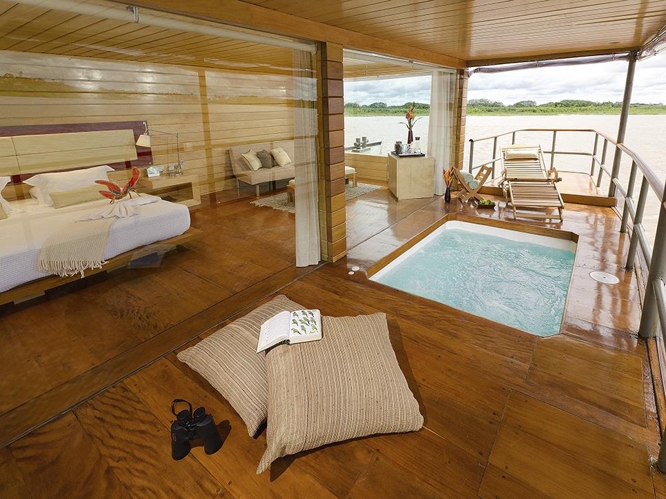 Suite onboard Delfin 1 in Peru