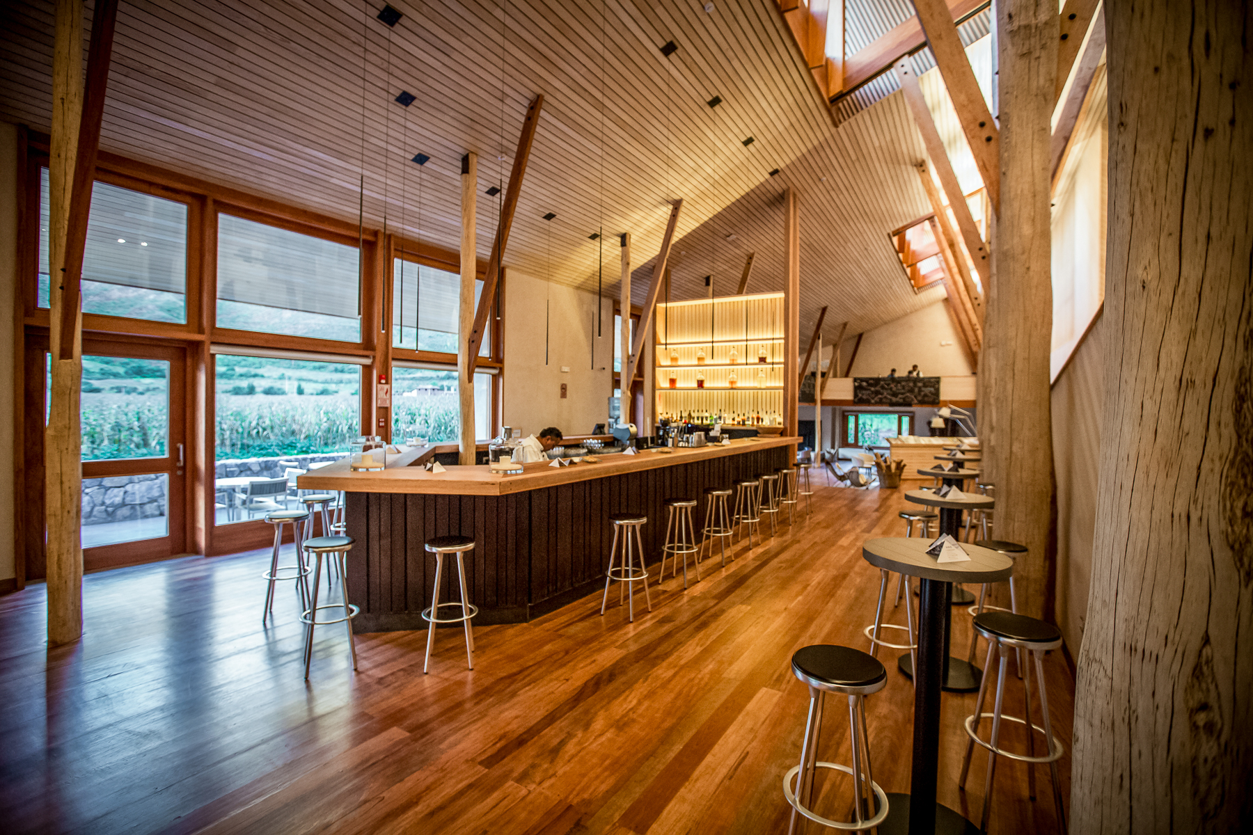 Bar at Explora Sacred Valley in Peru