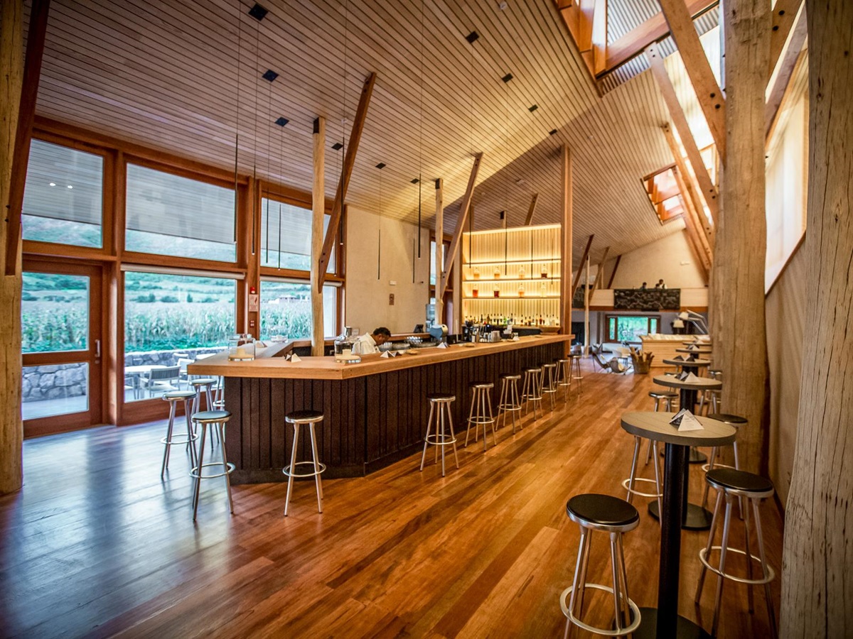Bar at Explora Sacred Valley in Peru
