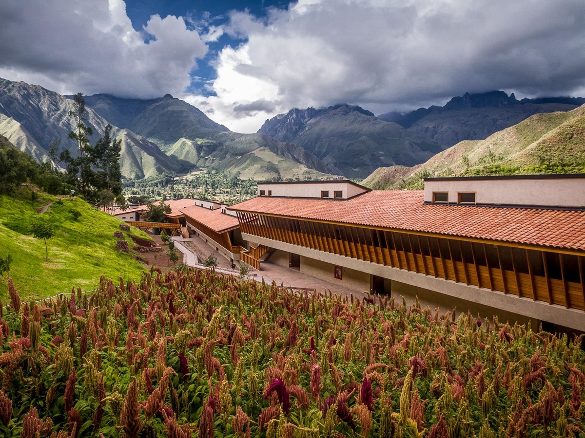 Exterior view of Explora Sacred Valley in Peru