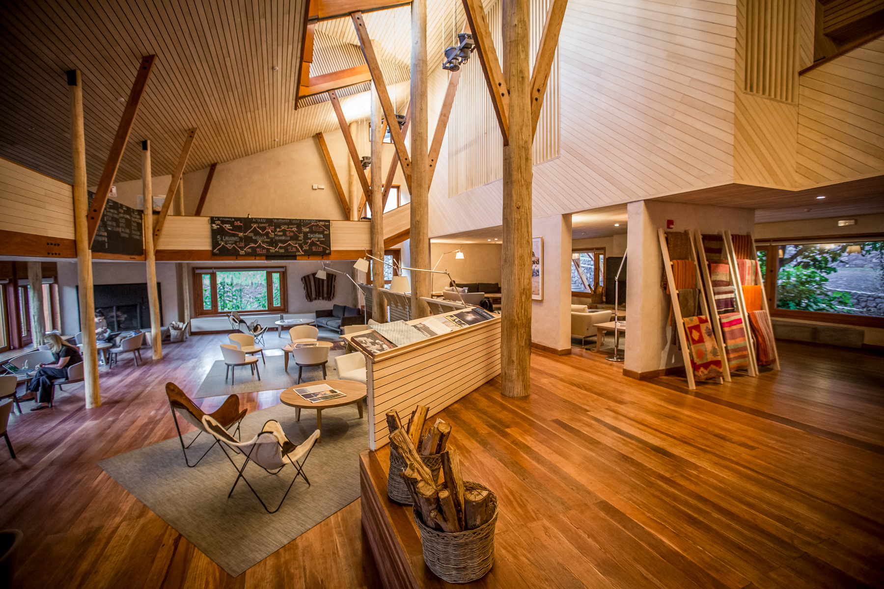 Living room at Explora Sacred Valley in Peru