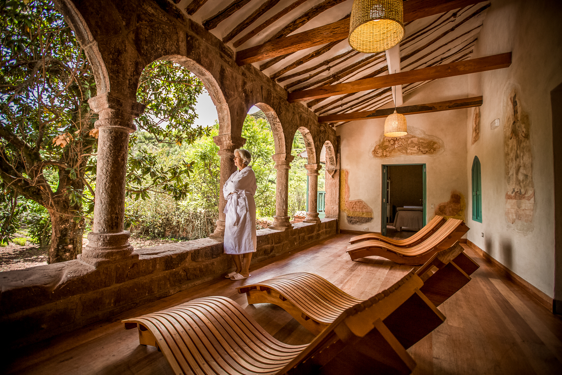 A room with loungers at Explora Sacred Valley in Peru