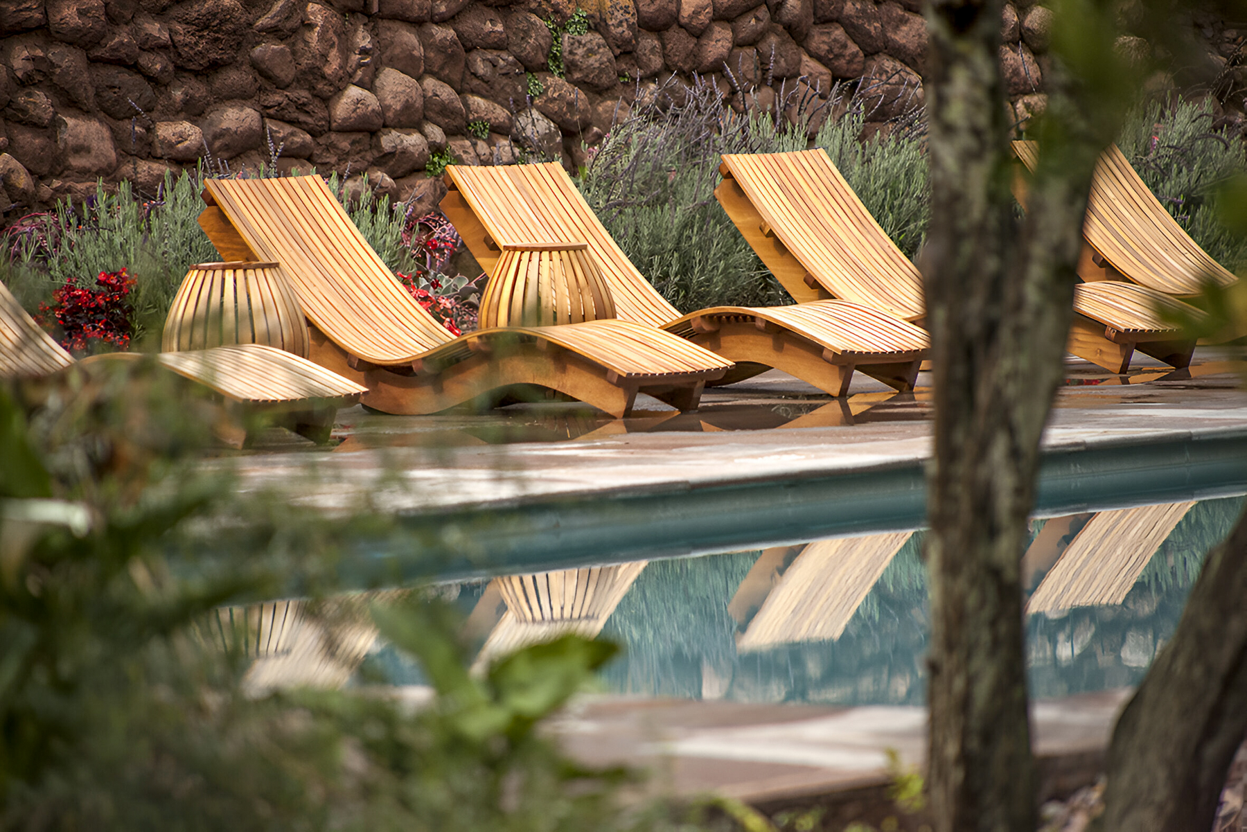 Swimming pool at Explora Sacred Valley in Peru