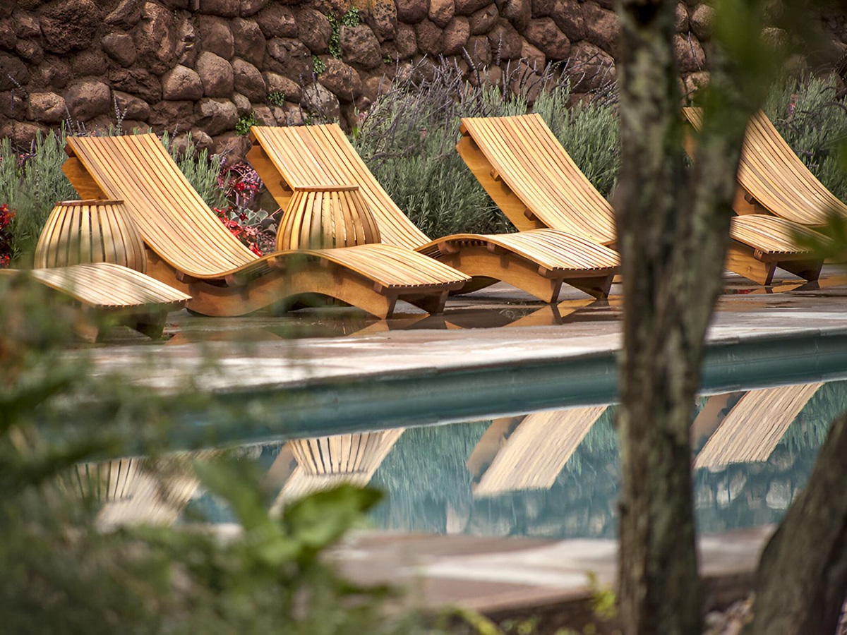 Swimming pool at Explora Sacred Valley in Peru