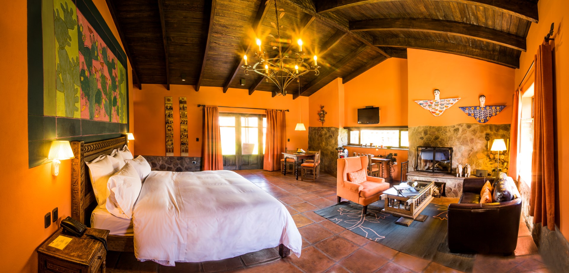deluxe room at hotel sol y luna, peru