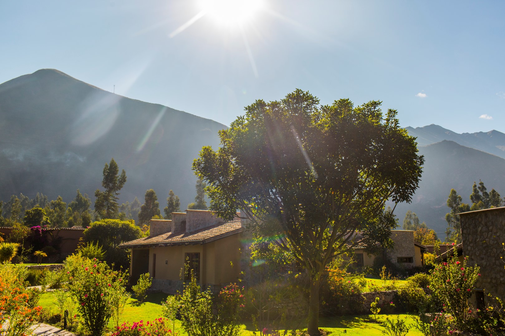 exterior view of hotel sol y luna in peru