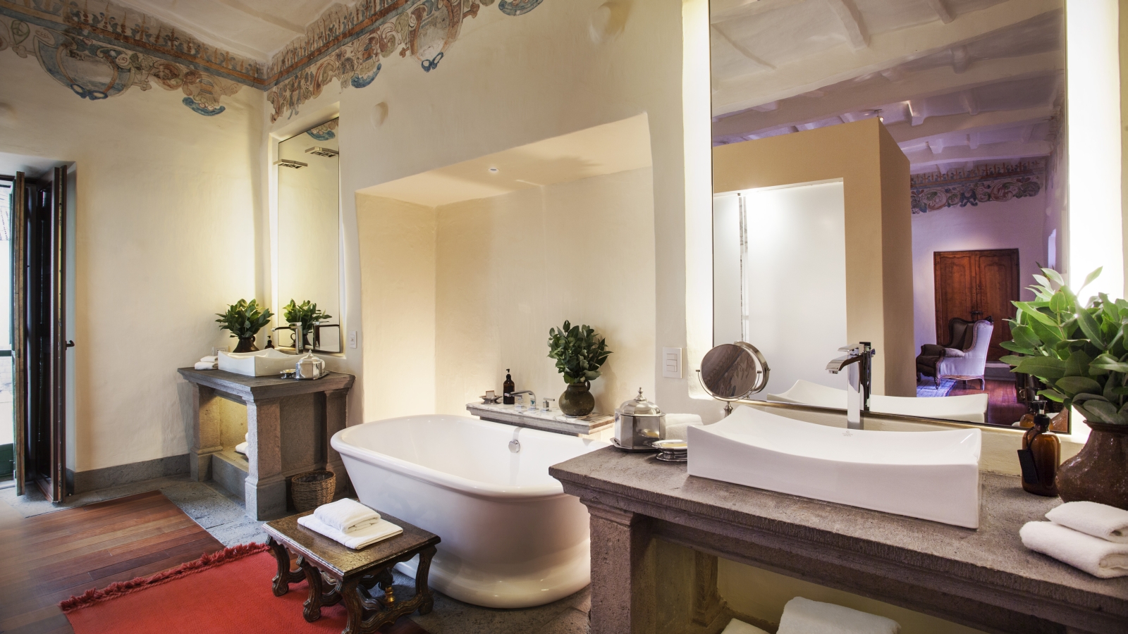 Bathroom at Inkaterra La Casona in Peru