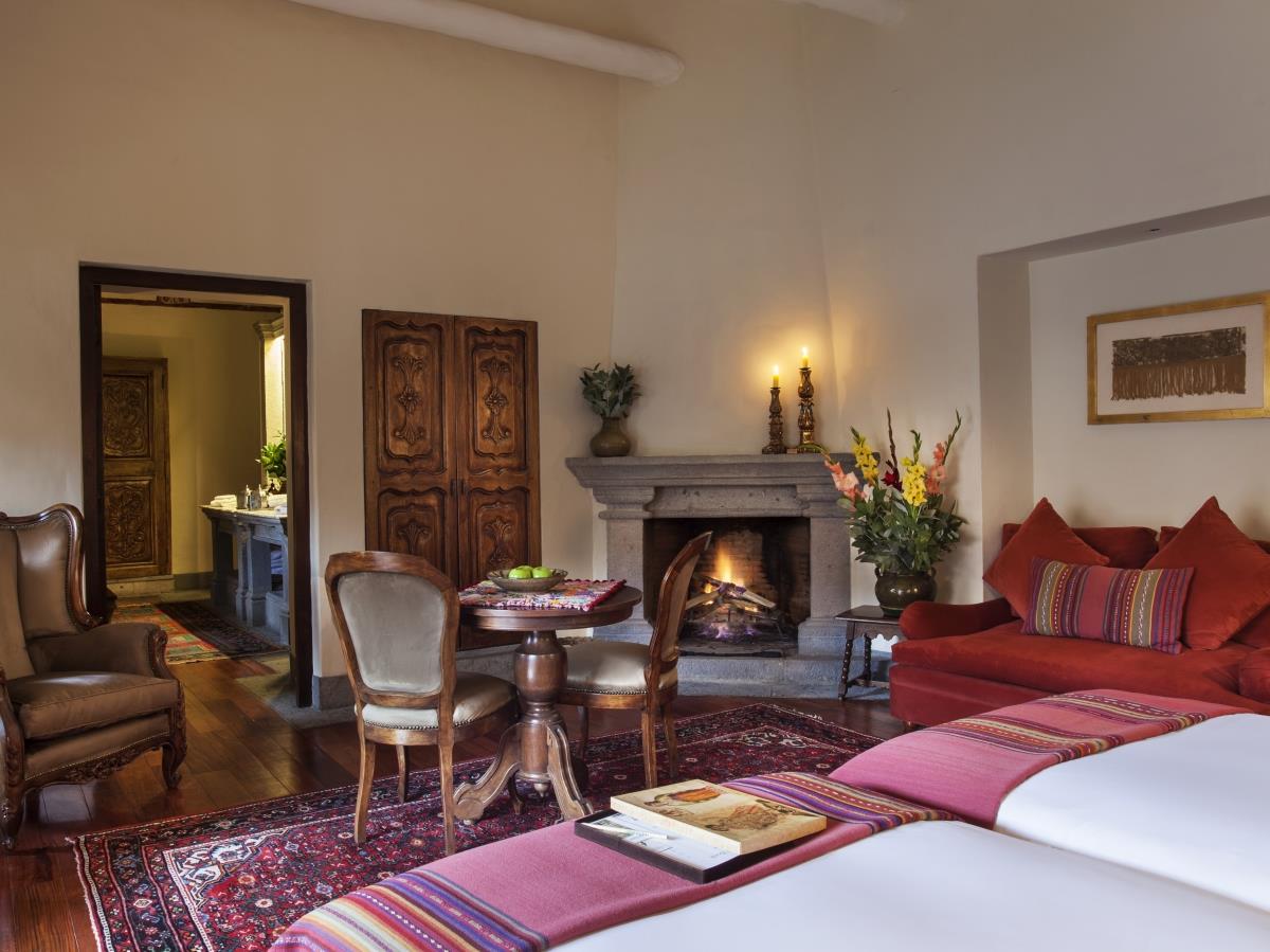 Bedroom at Inkaterra La Casona in Peru