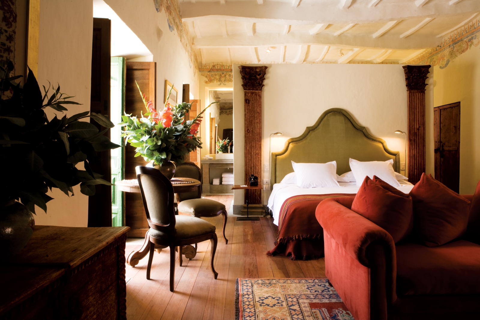 Bedroom at Inkaterra La Casona in Peru