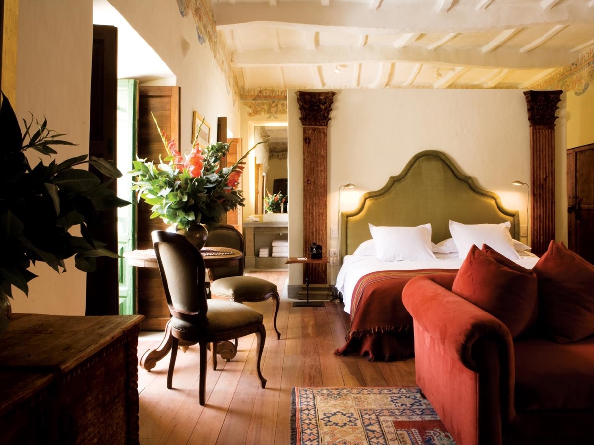 Bedroom at Inkaterra La Casona in Peru