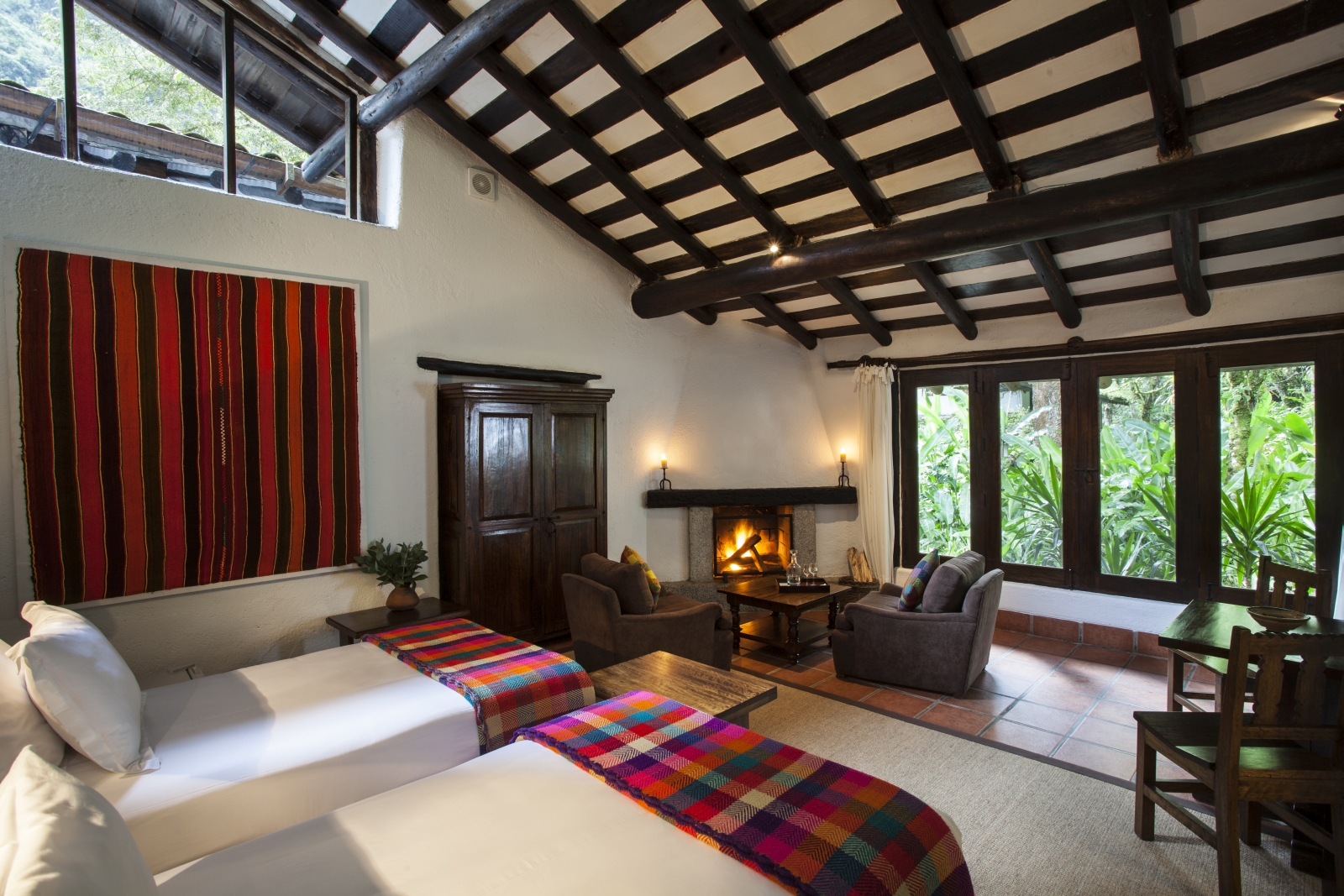Deluxe room at Inkaterra Machu Picchu Pueblo in Peru