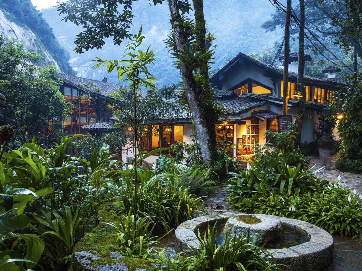 Evening at Inkaterra Machu Picchu Pueblo in Peru