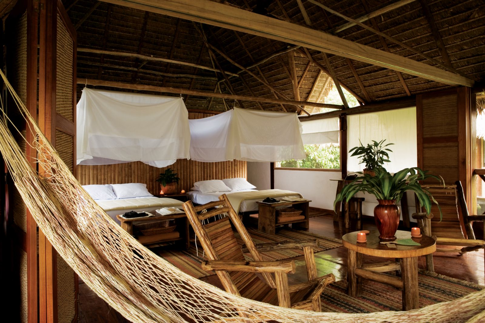 Superior room at the Inkaterra Reserva Amazonica lodge in Peru