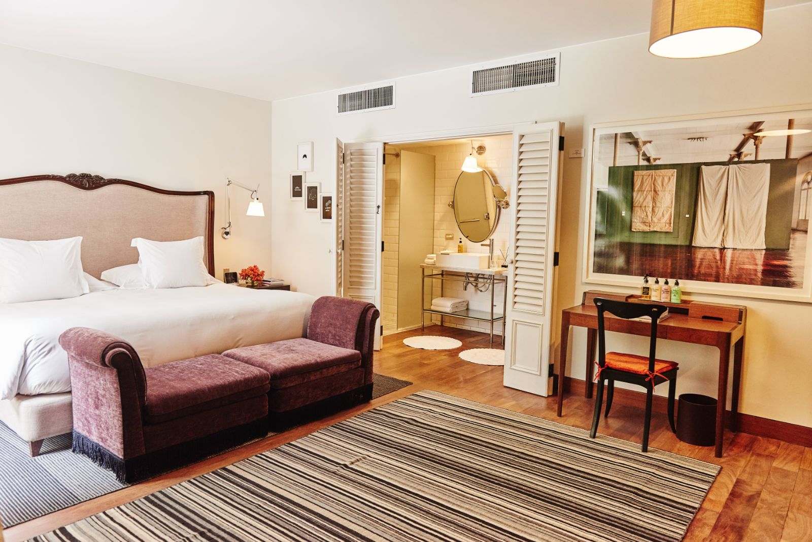 Guest suite at Hotel B in the Barranco neighbourhood of Lima