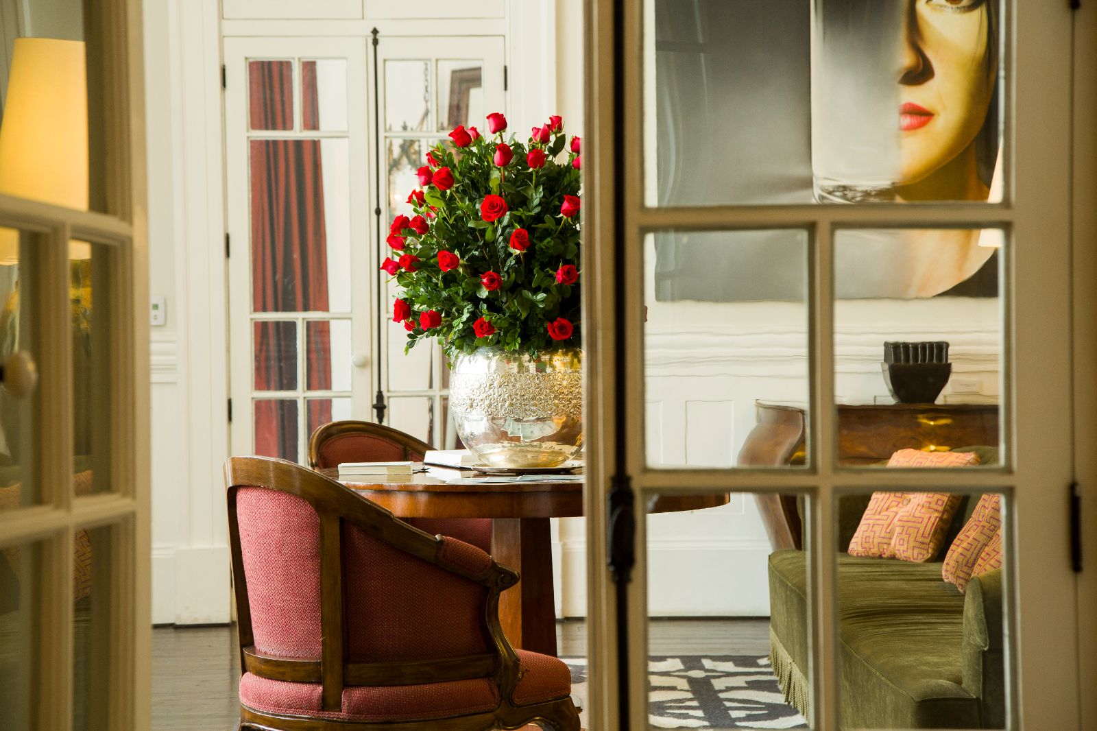 Lobby at Hotel B in the Barranco neighbourhood of Lima