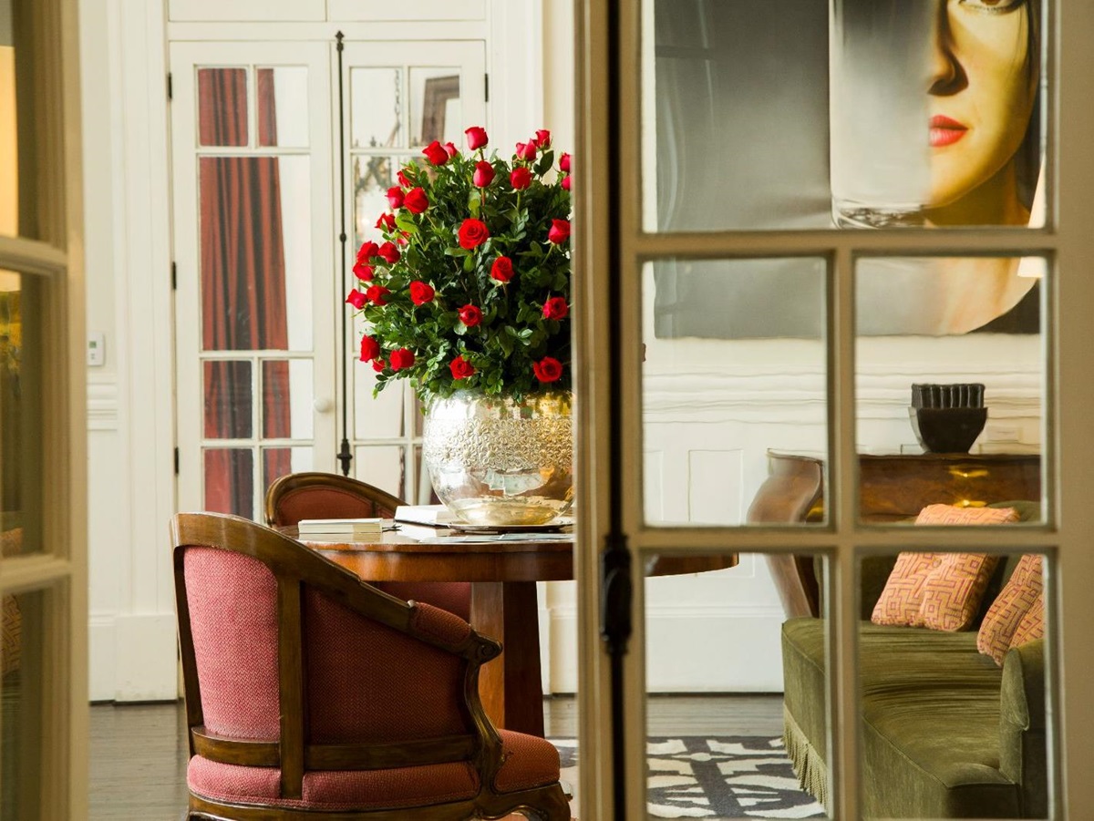 Lobby at Hotel B in the Barranco neighbourhood of Lima