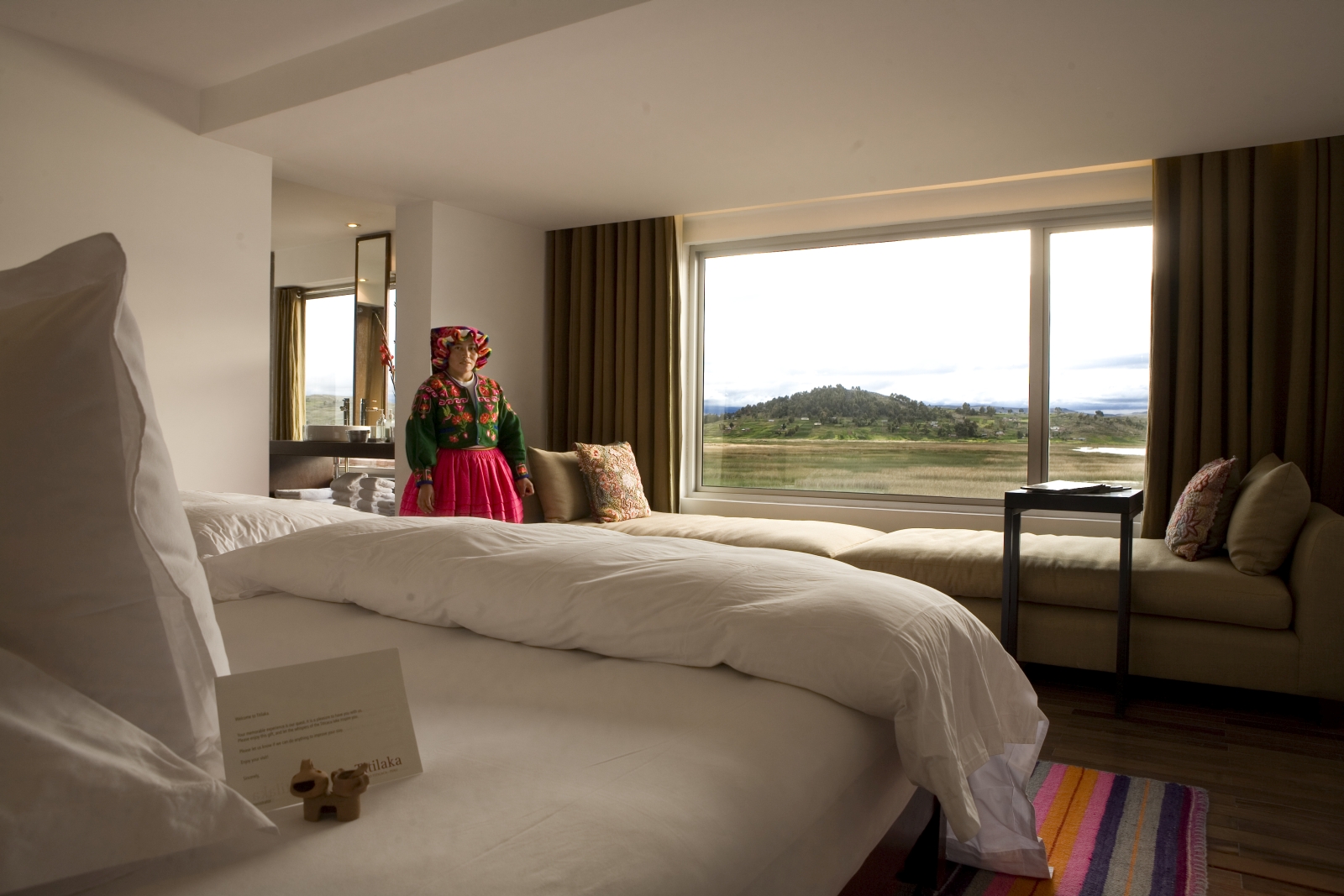 Bedroom at Titilaca in Peru