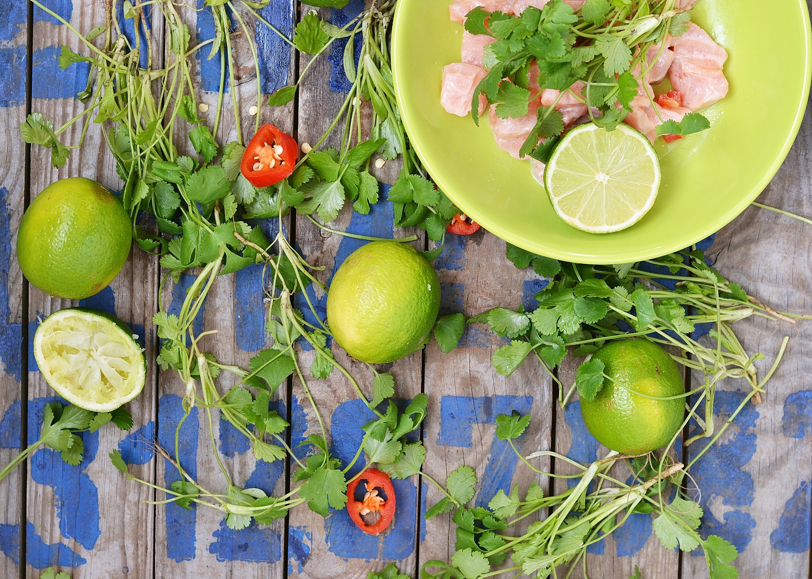 Ceviche - classic Peruvian dish