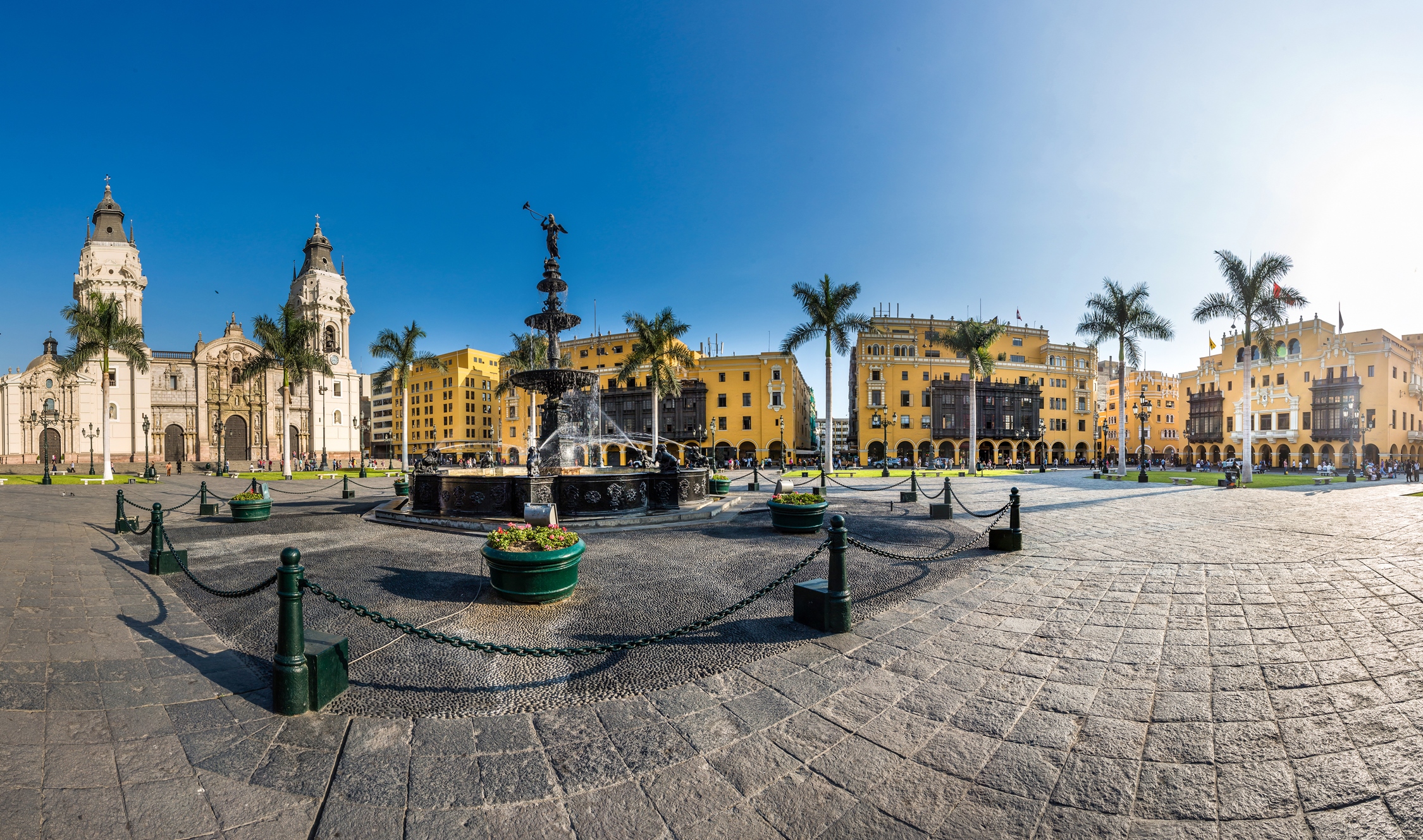 Main square in Lima, Peru