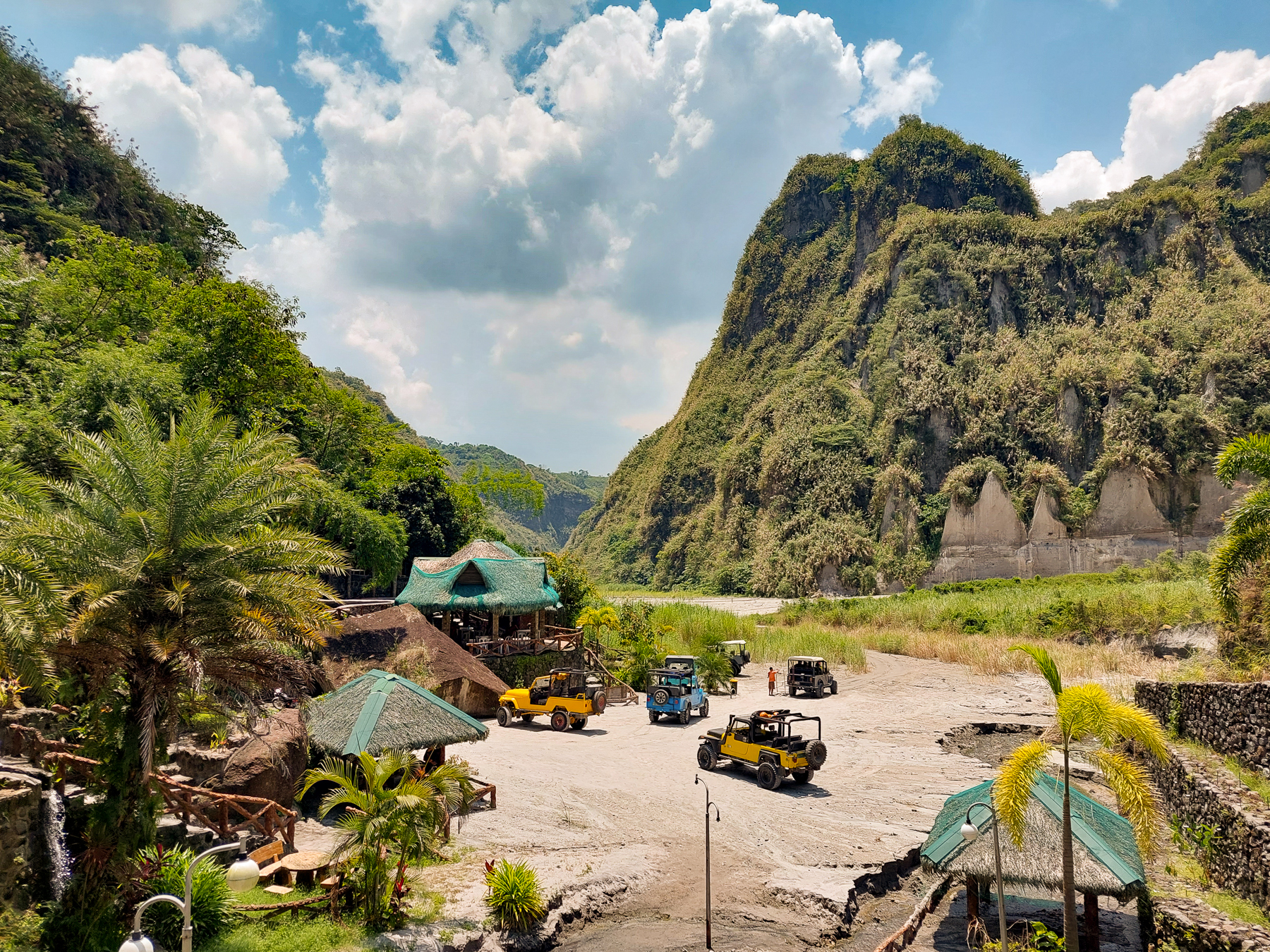 Exterior view of Puning Hot Springs in the Philippines