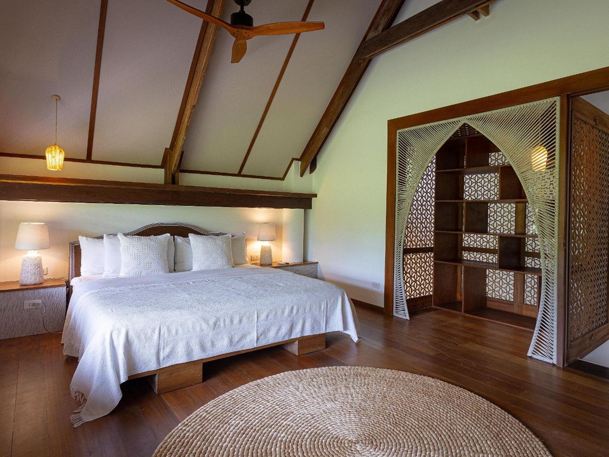 Villa bedroom at Nay Palad Hideaway in the Philippines